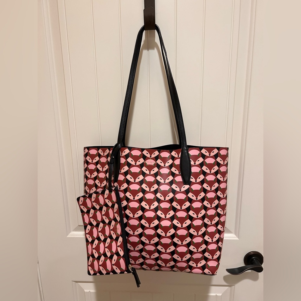 Kate Spade Out of The Woods Geofox Large Reversible Tote
